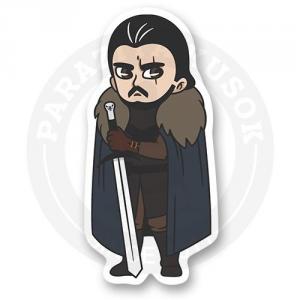 Стикер "Джон Сноу" / "Игра Престолов" / "Game of Thrones"