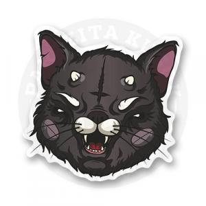Стикер "Черный кот"