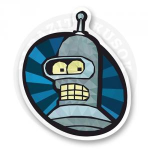 Стикер "Бендер" / "Futurama"