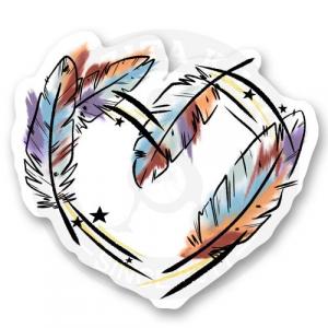 Сердце из перьев