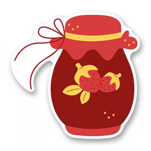 Банка варенья для чаепития