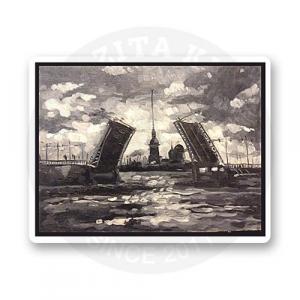 Стикер "Серый Петербург"