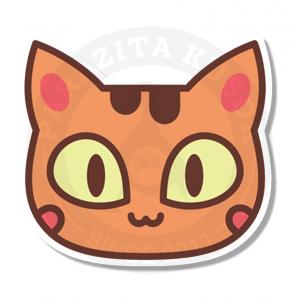 Радостный котик