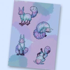Cute alien cats