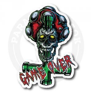 Sticker Game Over Череп