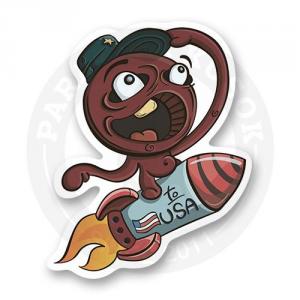 Стикер "Мясной тип"
