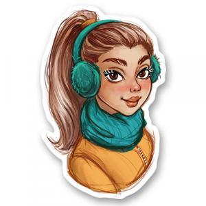 Стикер «Frozen Lashes»