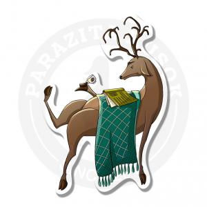 Наклейка Олень
