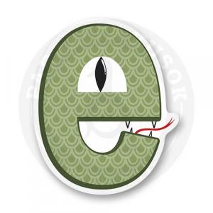 Стикер "e"