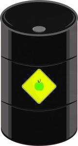 Сидр в бочке из под нефти