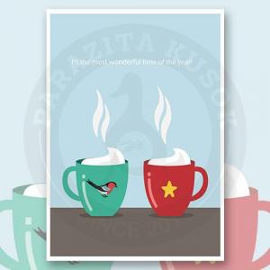 Открытка "Рождество на двоих"
