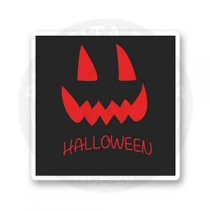Стикер "Pumpkin face for Happy Halloween."