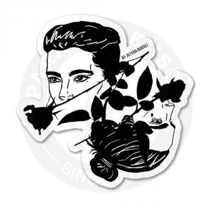 Sticker Black Rose