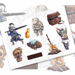 Стикерпейдж "Dark Souls"