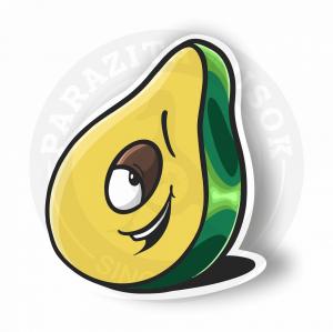 Стикер Забавный авокадо