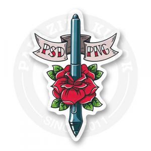 Стикер "psd - png"