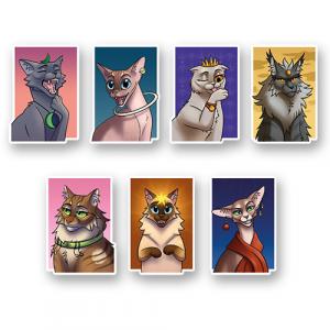 Стикерпак "космические коты"