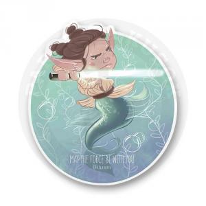 Стикер "Rey Starwars Mermaid"