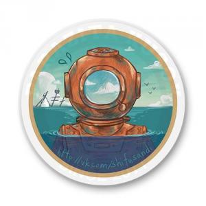Стикер "Водолаз"