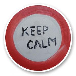 Стикер «keep calm»