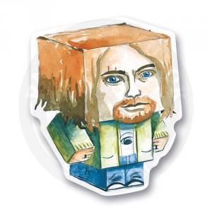 Стикер Paper Kurt