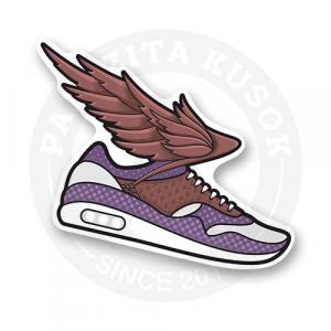 Стикер "Run faster (purple)"