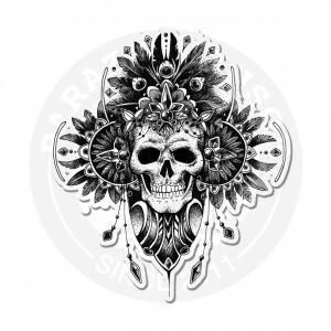 Стикер Skull Beauty