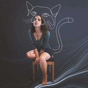 Девушка кошка