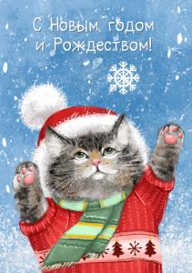 Новогодний кот