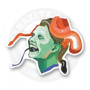 Стикер "Медуза Гаргона"