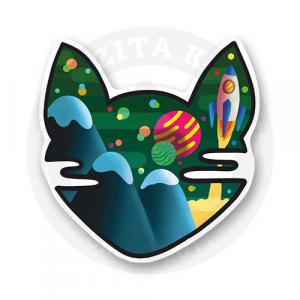 Стикер "КосмоКот"