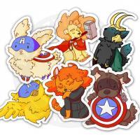 Наклейки "Животные супергерои"