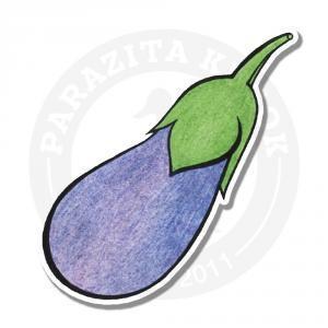 Стикер баклажан