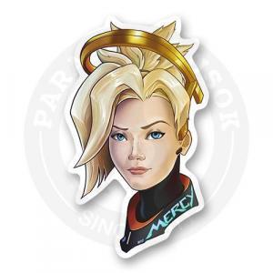 Стикер "mercy" & "overwatch"