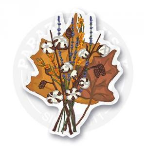 Стикер Букет с хлопком