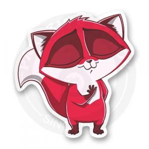 Стикер "Crimson Fox - regards"