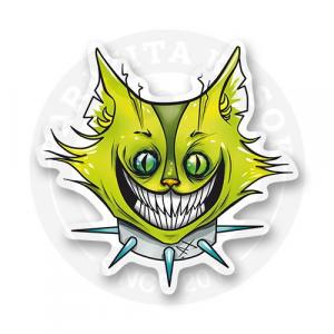 Стикер "Обезумевший котяра"