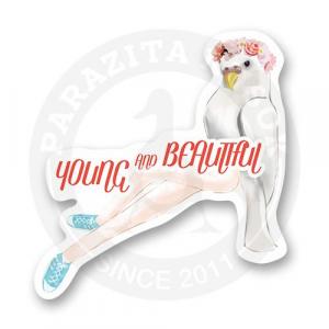 Стикер "Мемный попугай [#2]"