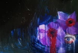 Холст «Болезненные цветы»