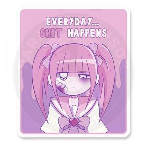 Стикер "EVERYDAY... SHIT HAPPENS"
