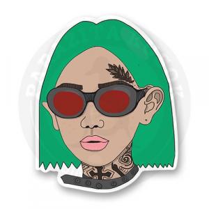 Стикер "Девушка"
