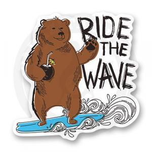 Стикер "Ride the wave"