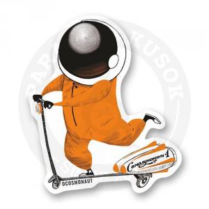 Космонавт на самокате