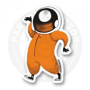 Стикер Космонавт танцует