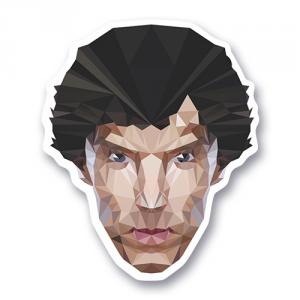Стикер "Шерлок Холмс - Бенедикт Кембербетч"