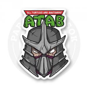 Стикер "Все черепашки - бастарды!" / "TMNT"