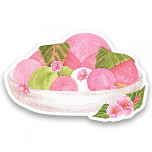 Моти и шарики данго c цветами сакуры
