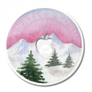 Наклейка на Macbook «Зимний рассвет»
