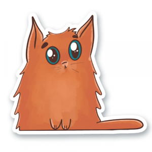 Рыжий котенок
