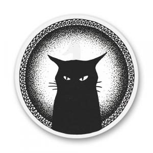 Стикер "Черный кот"